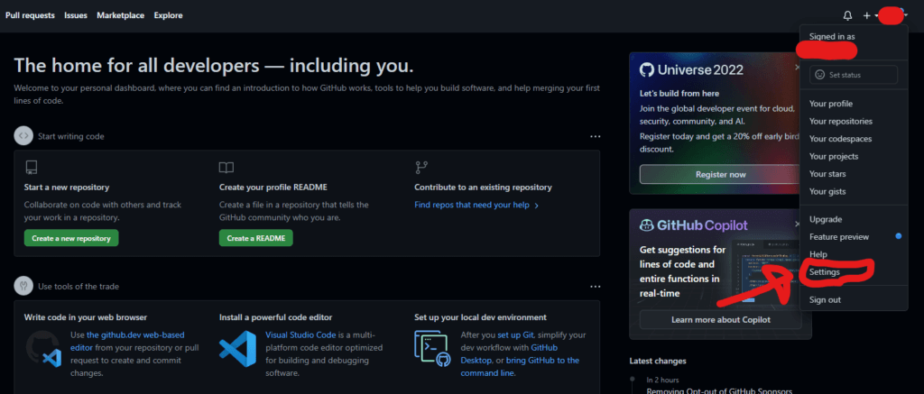 【GitHub】GitHubのリポジトリアクセス時の「remote: Support for password authentication ...